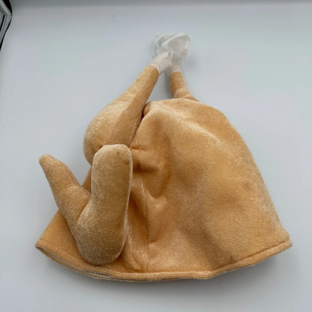 Novelty Turkey Hat‎ Plush Thanksgiving Costume Holiday Party Outfit Adult